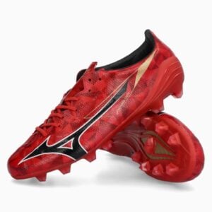 Ghete de fotbal Mizuno Alpha II 40th Japan FG (PSH-P1GA256060-P) Ghete pentru iarbă, Mizuno Ruby Red
