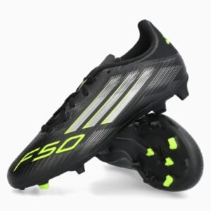 adidas F50 League FG/MG Junior (PSH-JH7744-P) adidas Electric Stealth, Adidas F50, Ghete fotbal sintetic, Ghete pentru iarbă, Ghete Semi-amatori
