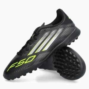 adidas F50 League TF Junior (PSH-JH9999-P) adidas Electric Stealth, Adidas F50, Ghete fotbal sintetic, Ghete Semi-amatori