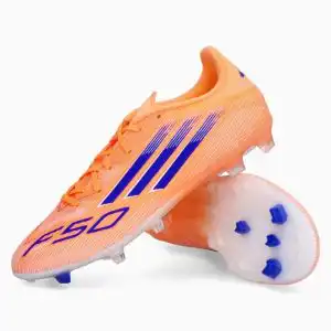 Ghete de fotbal adidas F50 League FG/MG (PSH-JI0004-P) adidas Coral Blaze, Adidas F50, Ghete fotbal sintetic, Ghete pentru iarbă, Ghete Semi-amatori