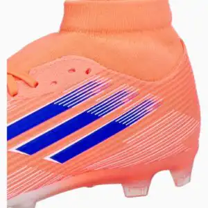 Ghete de fotbal adidas F50 League Mid FG/MG (PSH-JI0888-P) adidas Coral Blaze, Adidas F50, Ghete fotbal sintetic, Ghete pentru iarbă, Ghete Semi-amatori