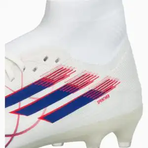 Ghete de fotbal adidas F50 Pro Mid FG/AG pentru femei (PSH-JR8954-P) adidas Born For Goals, Adidas F50, adidas Icon Takeover, Ghete Elite / Profesionale, Ghete fotbal sintetic, Ghete pentru iarbă