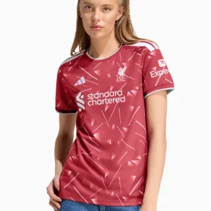 Tricou adidas Liverpool FC 26/27 Home Replica pentru femei - Claret (PSH-KB8256-P) Tricouri