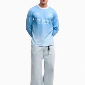 Tricou cu maneci lungi Puma Manchester City 26/27 Home Replica - Albastru Deschis (PSH-784327 01-P) Tricouri