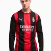 Tricou cu maneci lungi Puma AC Milan 26/27 Home Authentic - Negru, Roșu (PSH-785486 01-P) Tricouri