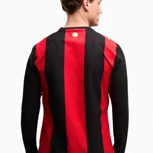 Tricou cu maneci lungi Puma AC Milan 26/27 Home Authentic - Negru, Roșu (PSH-785486 01-P) Tricouri
