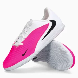Ghete de fotbal Nike Phantom 6 Low Club IC Junior - Alb, Roz (PSH-IH1802-901-P) Ghete Amatori, Ghete fotbal sală (Futsal), Nike Phantom