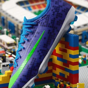 Ghete de fotbal Nike x LEGO Zoom Mercurial Vapor 17 Pro FG Junior - Albastru (PSH-IQ3579-400-P) Ghete Elite / Profesionale, Ghete pentru iarbă, Nike Mercurial, Nike x Lego