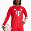 Tricou cu maneci lungi adidas FC Bayern 26/27 Home Replica - Roșu (PSH-JZ3102-P) Tricouri