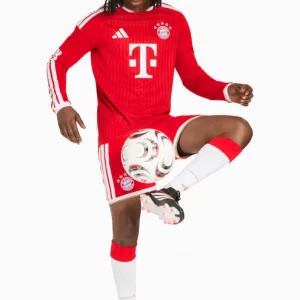 Tricou cu maneci lungi adidas FC Bayern 26/27 Home Replica - Roșu (PSH-JZ3102-P) Tricouri