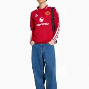 Tricou cu maneci lungi adidas Manchester United 26/27 Home Replica - Roșu (PSH-KC4773-P) Tricouri