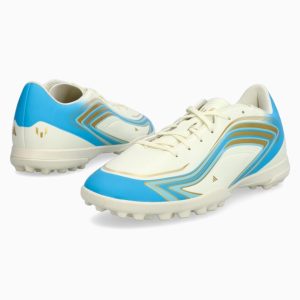 Ghete de fotbal adidas F50 Club Messi TF - Alb, Albastru Deschis (PSH-KK1377-P) adidas El Ultimo Tango, Adidas F50, Ghete Amatori, Ghete fotbal sintetic