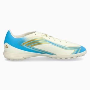 Ghete de fotbal adidas F50 Club Messi TF - Alb, Albastru Deschis (PSH-KK1377-P) adidas El Ultimo Tango, Adidas F50, Ghete Amatori, Ghete fotbal sintetic