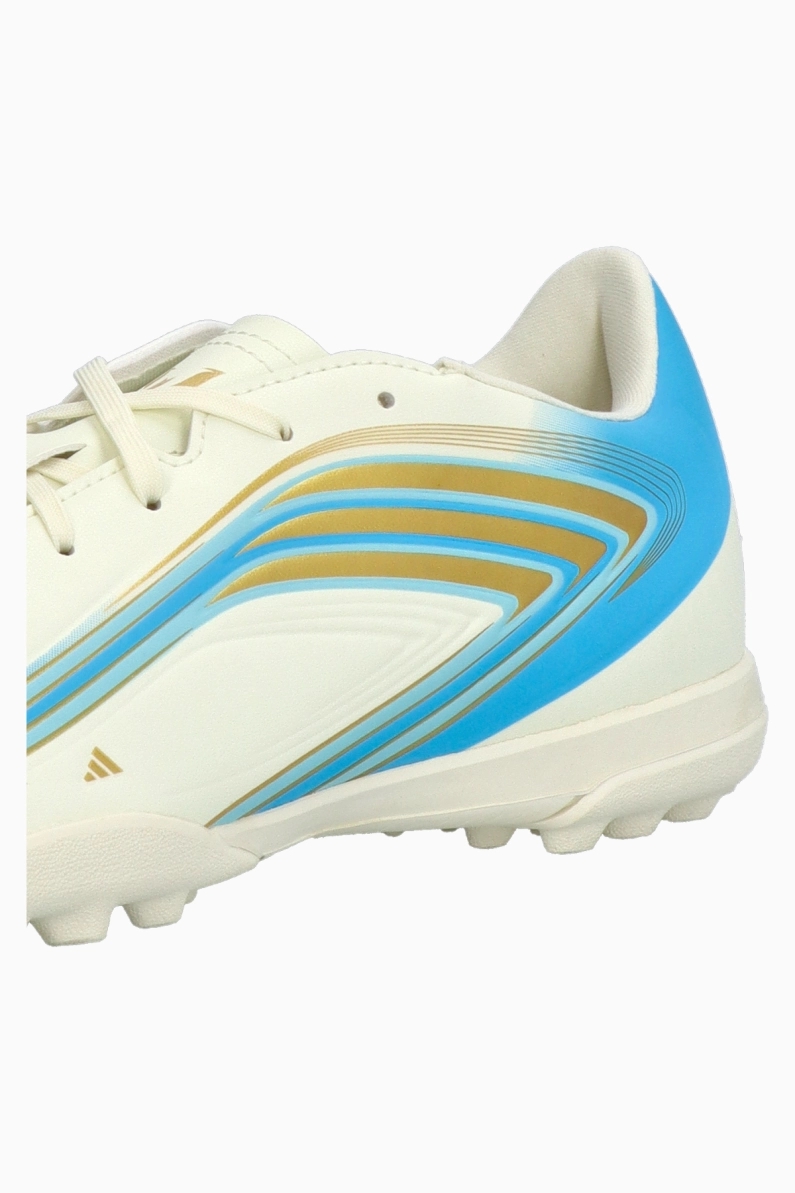 Ghete de fotbal adidas F50 Club Messi TF – Alb, Albastru Deschis (PSH-KK1377-P) adidas El Ultimo Tango, Adidas F50, Ghete Amatori, Ghete fotbal sintetic Ghete de fotbal adidas F50 Club Messi TF - Alb, Albastru Deschis (PSH-KK1377-P) adidas El Ultimo Tango, Adidas F50, Ghete Amatori, Ghete fotbal sintetic