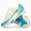 Ghete de fotbal adidas F50 Club Messi Velcro FG/MG Junior - Alb, Albastru Deschis (PSH-KK1711-P) adidas El Ultimo Tango, Adidas F50, Ghete Amatori, Ghete pentru iarbă