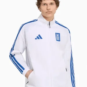 Bluză adidas Grecia 2026 Anthem - Alb (PSH-KQ9585-P) Hanorace