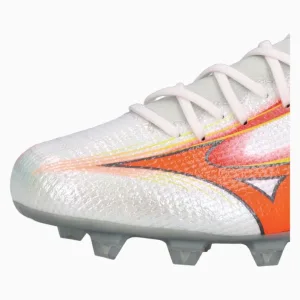 Ghete de fotbal Mizuno Alpha III Japan FG - Portocale, Argint (PSH-P1GA266054-P) Ghete Elite / Profesionale, Ghete pentru iarbă, Mizuno Prism Pack