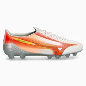 Ghete de fotbal Mizuno Alpha III Elite FG - Portocale, Argint (PSH-P1GA266254-P) Ghete Elite / Profesionale, Ghete pentru iarbă, Mizuno Prism Pack