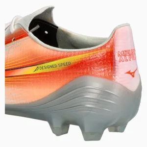 Ghete de fotbal Mizuno Alpha III Elite FG - Portocale, Argint (PSH-P1GA266254-P) Ghete Elite / Profesionale, Ghete pentru iarbă, Mizuno Prism Pack