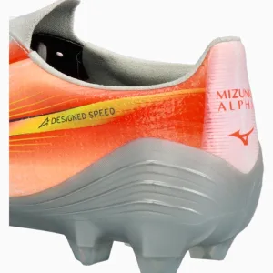 Ghete de fotbal Mizuno Alpha III Pro FG - Portocale, Argint (PSH-P1GA266454-P) Ghete Elite / Profesionale, Ghete pentru iarbă, Mizuno Prism Pack