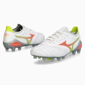 Ghete de fotbal Mizuno Morelia Neo V Beta Japan FG - Argint (PSH-P1GA269054-P) Ghete Elite / Profesionale, Ghete pentru iarbă, Mizuno Prism Pack