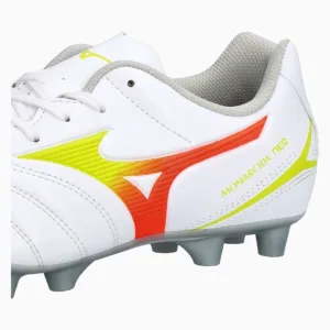 Ghete de fotbal Mizuno Monarcida Neo III Select Junior - Alb (PSH-P1GB262554-P) Ghete Amatori, Ghete pentru iarbă, Mizuno Prism Pack