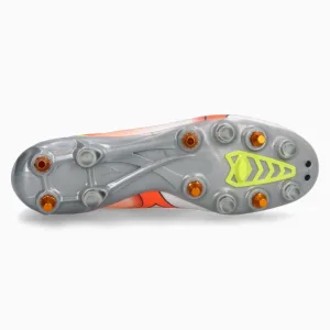 Ghete de fotbal Mizuno Alpha III Japan Mix - Portocale, Argint (PSH-P1GC266054-P) Ghete Elite / Profesionale, Ghete pentru iarbă, Mizuno Prism Pack