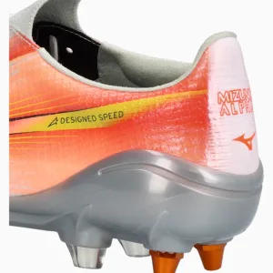 Ghete de fotbal Mizuno Alpha III Japan Mix - Portocale, Argint (PSH-P1GC266054-P) Ghete Elite / Profesionale, Ghete pentru iarbă, Mizuno Prism Pack