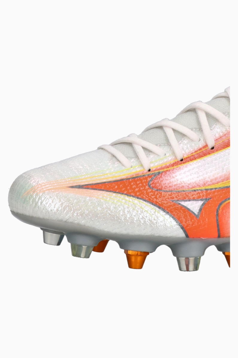 Ghete de fotbal Mizuno Alpha III Elite Mix – Portocale, Argint (PSH-P1GC266254-P) Ghete Elite / Profesionale, Ghete pentru iarbă, Mizuno Prism Pack Ghete de fotbal Mizuno Alpha III Elite Mix - Portocale, Argint (PSH-P1GC266254-P) Ghete Elite / Profesionale, Ghete pentru iarbă, Mizuno Prism Pack