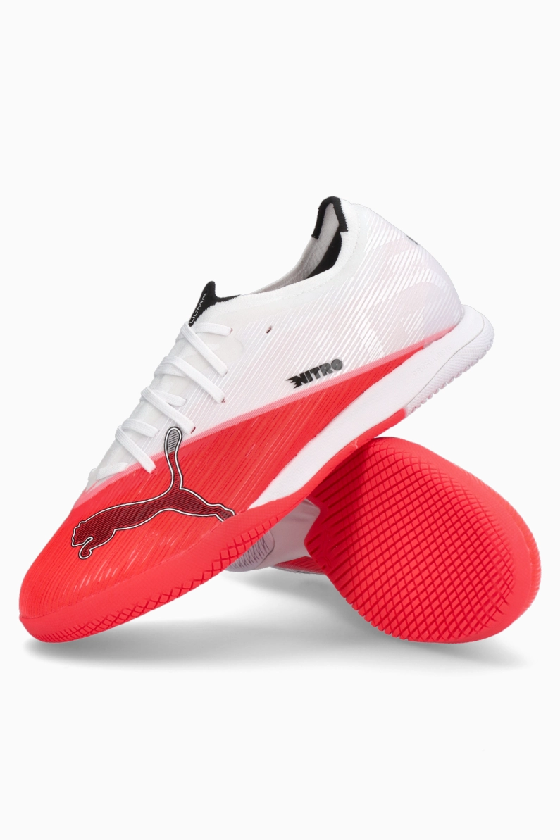 Ghete de fotbal Puma Ultra Nitro 7 Match IT - Alb, Roșu