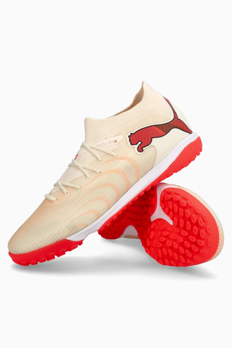 Ghete de fotbal Puma Future 9 Match TF - Alb