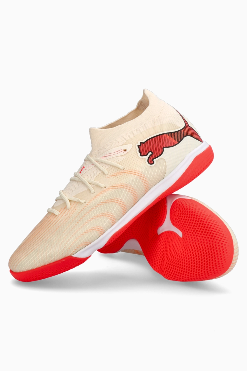 Ghete de fotbal Puma Future 9 Match IN - Alb