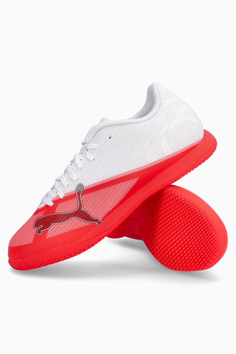 Ghete de fotbal Puma Ultra 7 Play IN - Alb, Roșu