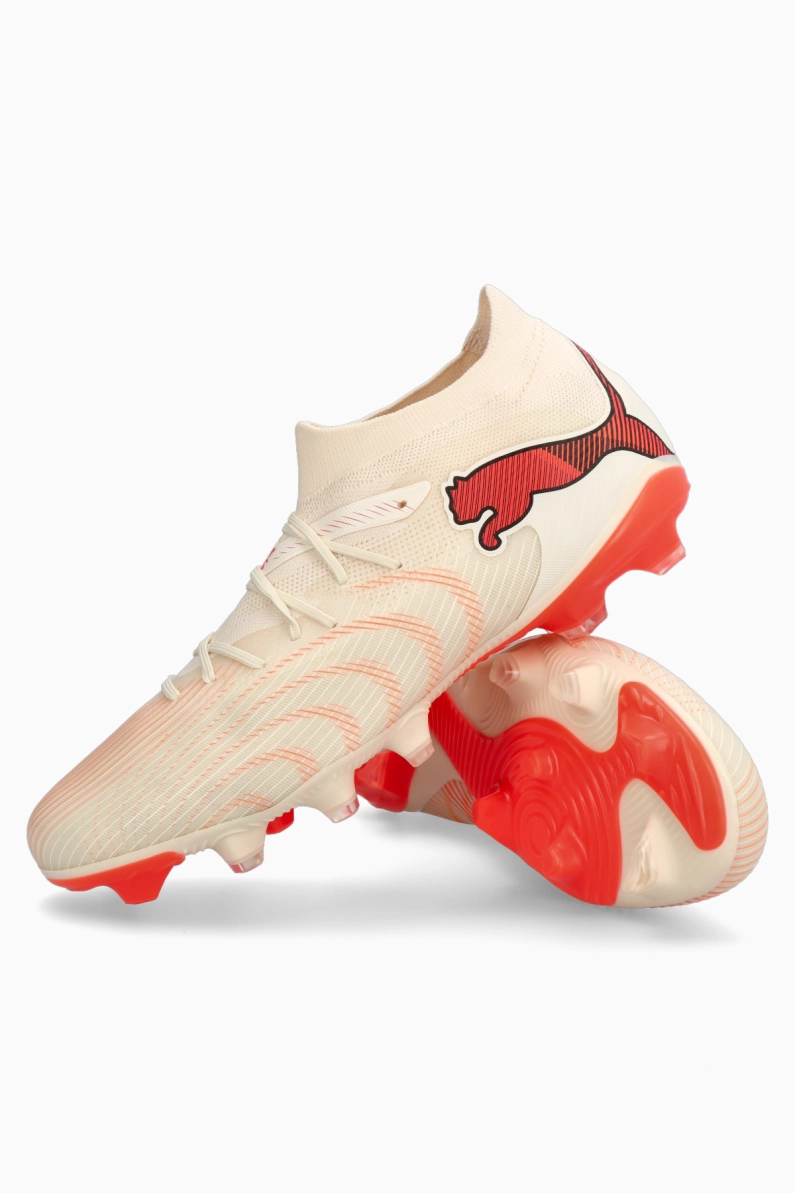 Ghete de fotbal Puma Future 9 Match FG/AG pentru femei - Alb