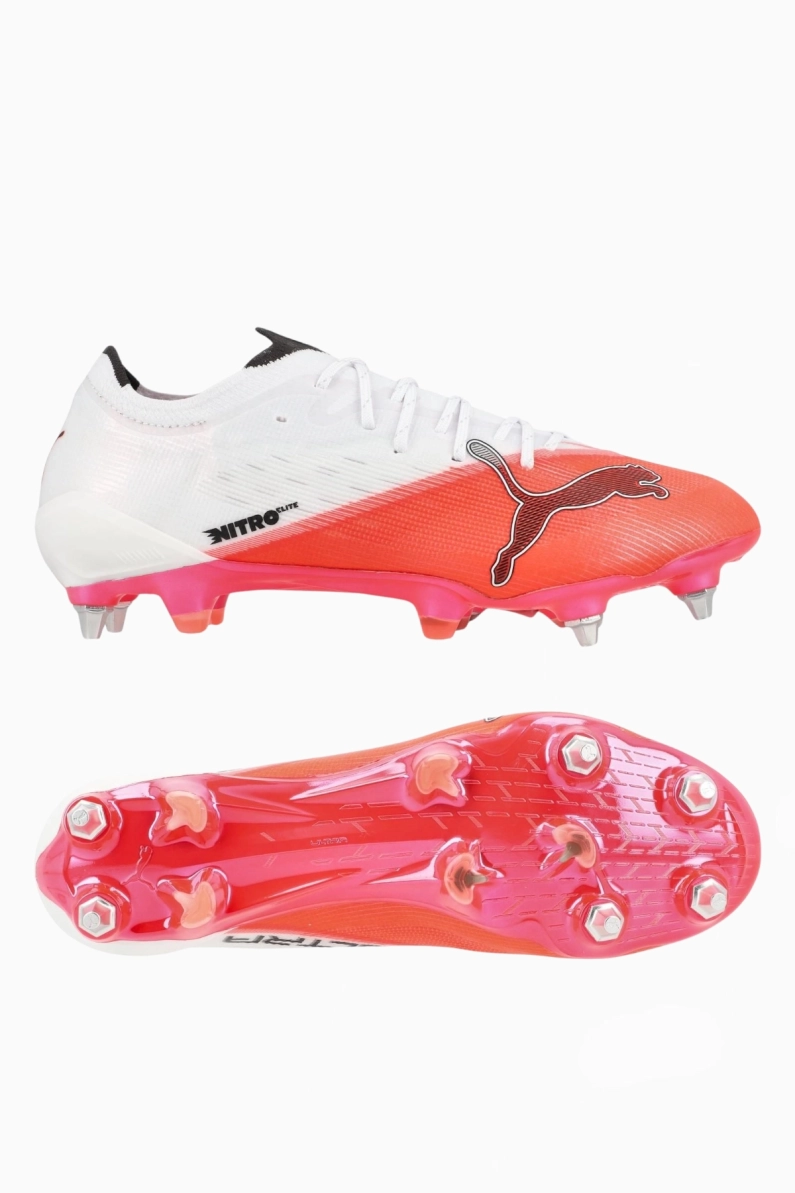 Ghete de fotbal Puma Ultra Nitro 7 Ultimate MxSG - Alb, Roșu