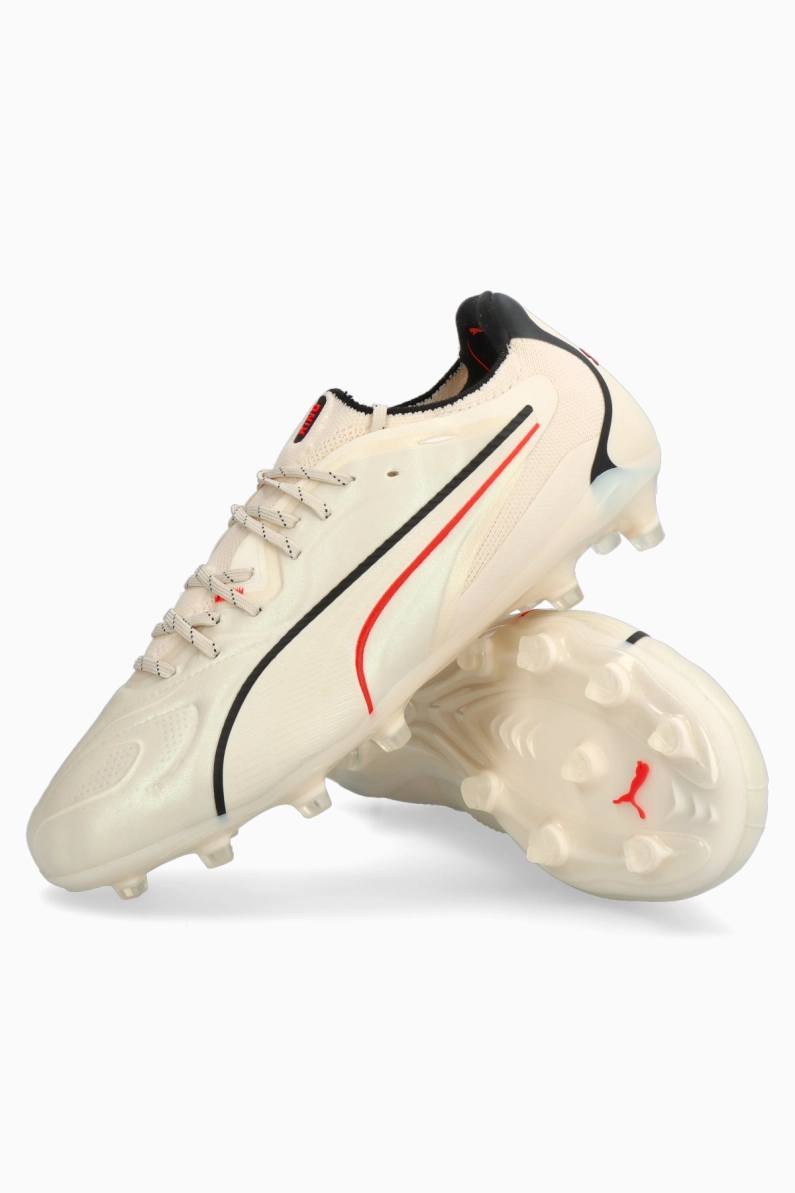 Ghete de fotbal Puma King 20 Ultimate FG/AG - Alb