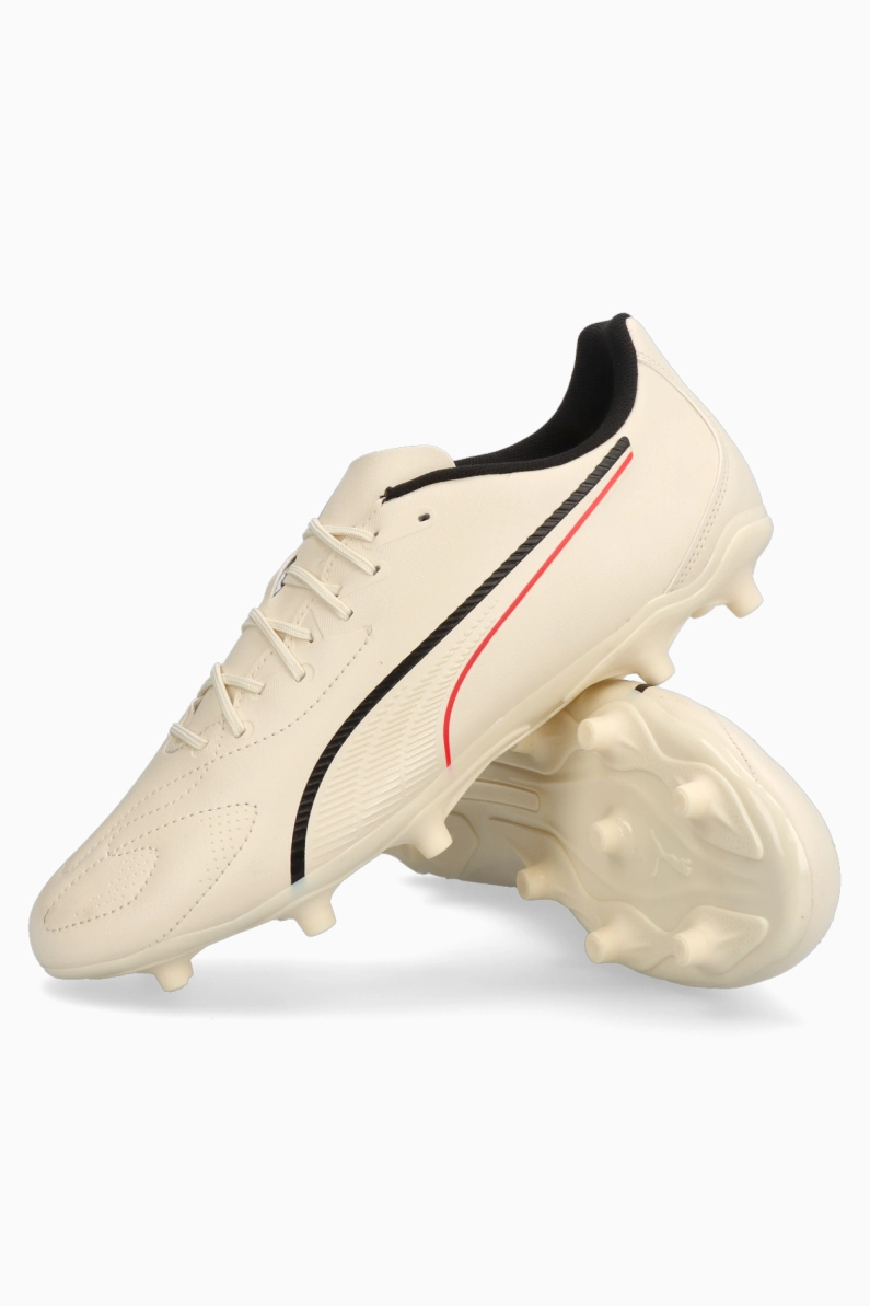 Ghete de fotbal Puma King 20 Play FG/AG - Alb