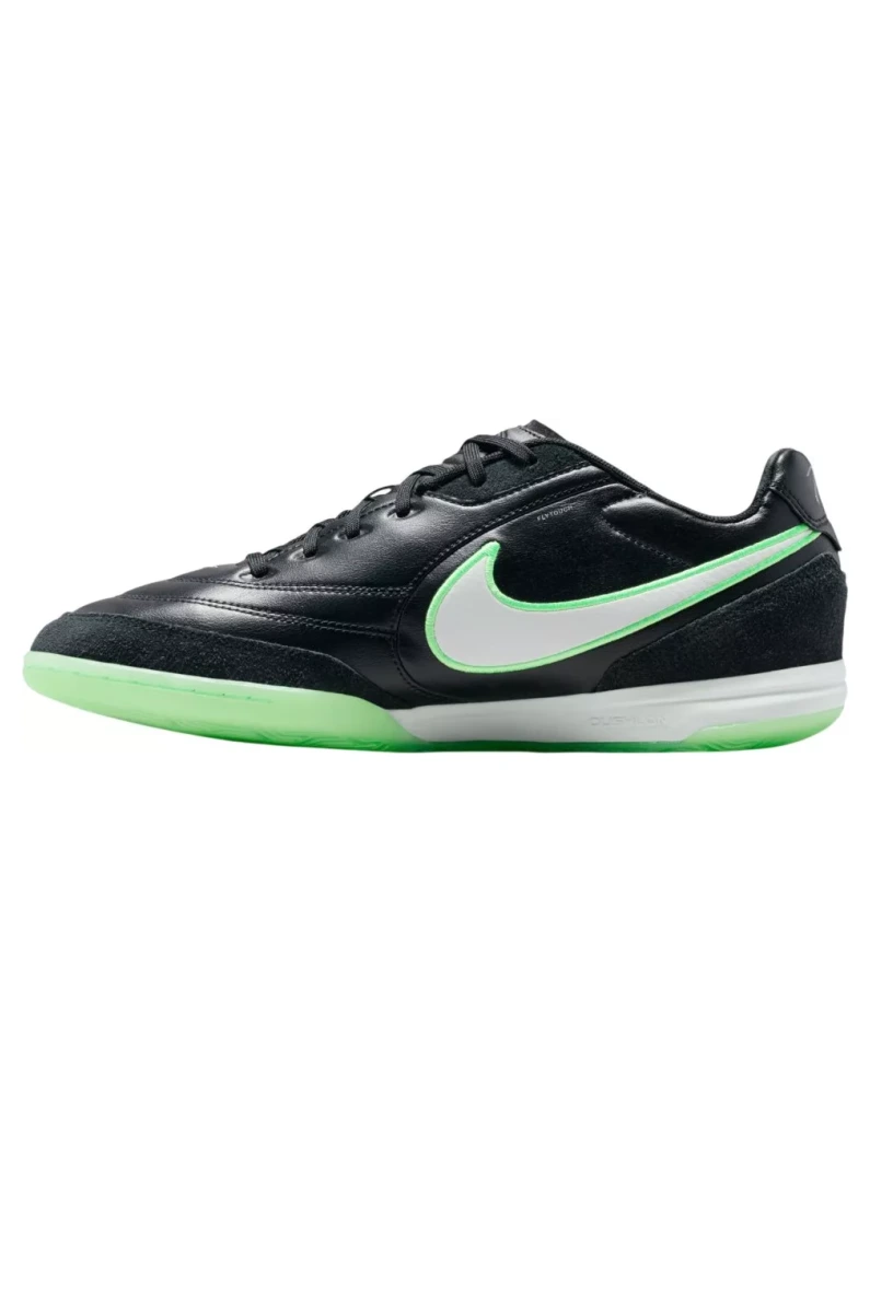 Ghete de fotbal joase pentru teren ferm Nike Tiempo Ligera Pro FG - Negru