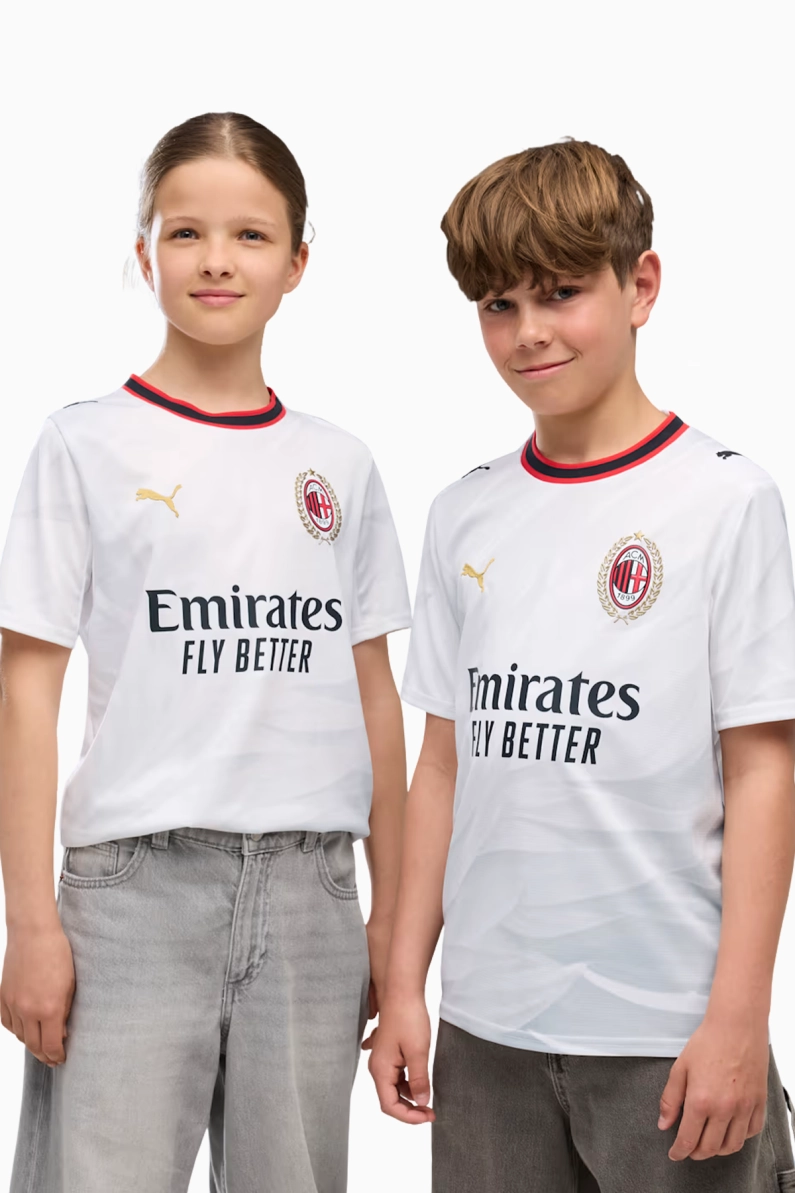 Tricou Puma AC Milan 26/27 Away Replica Junior - Alb