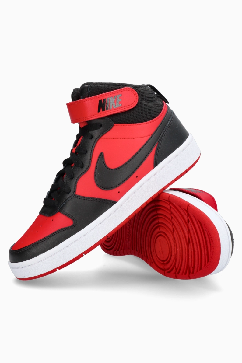 Sneakers Nike Court Borough Mid 2 Junior - Negru / Roșu