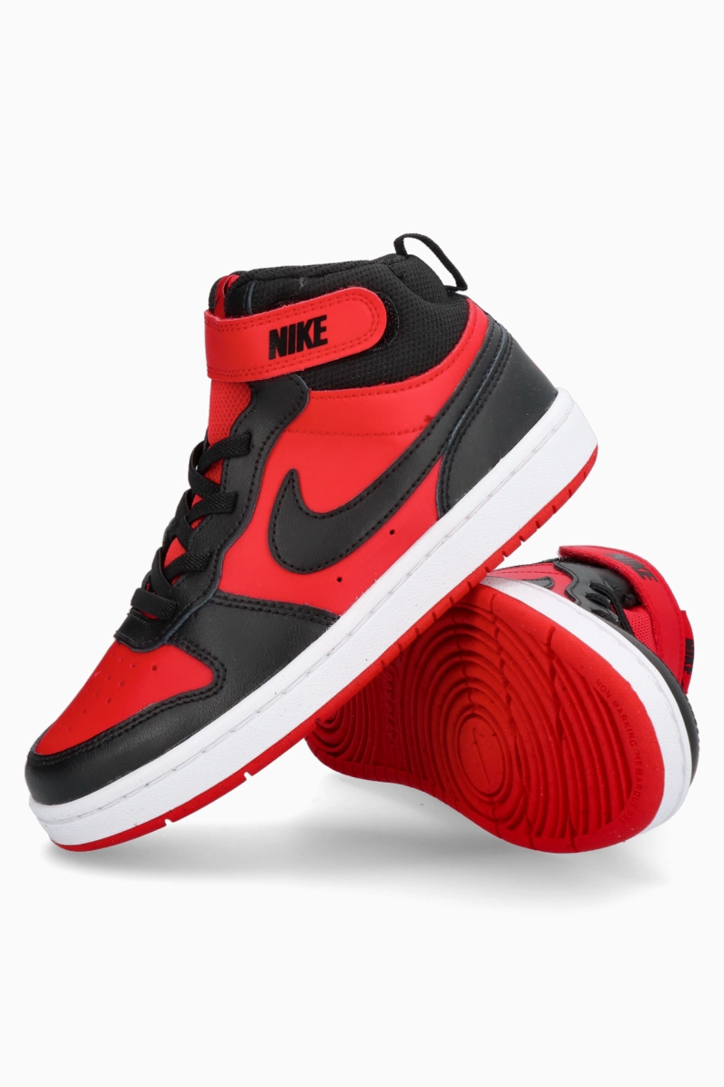 Sneakers Nike Court Borough Mid 2 Junior - Negru / Roșu