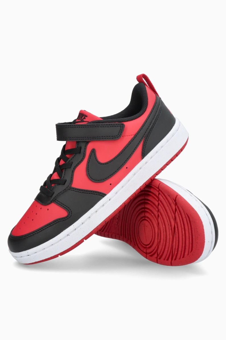 Sneakers Nike Court Borough Low Recraft Junior - Negru / Roșu