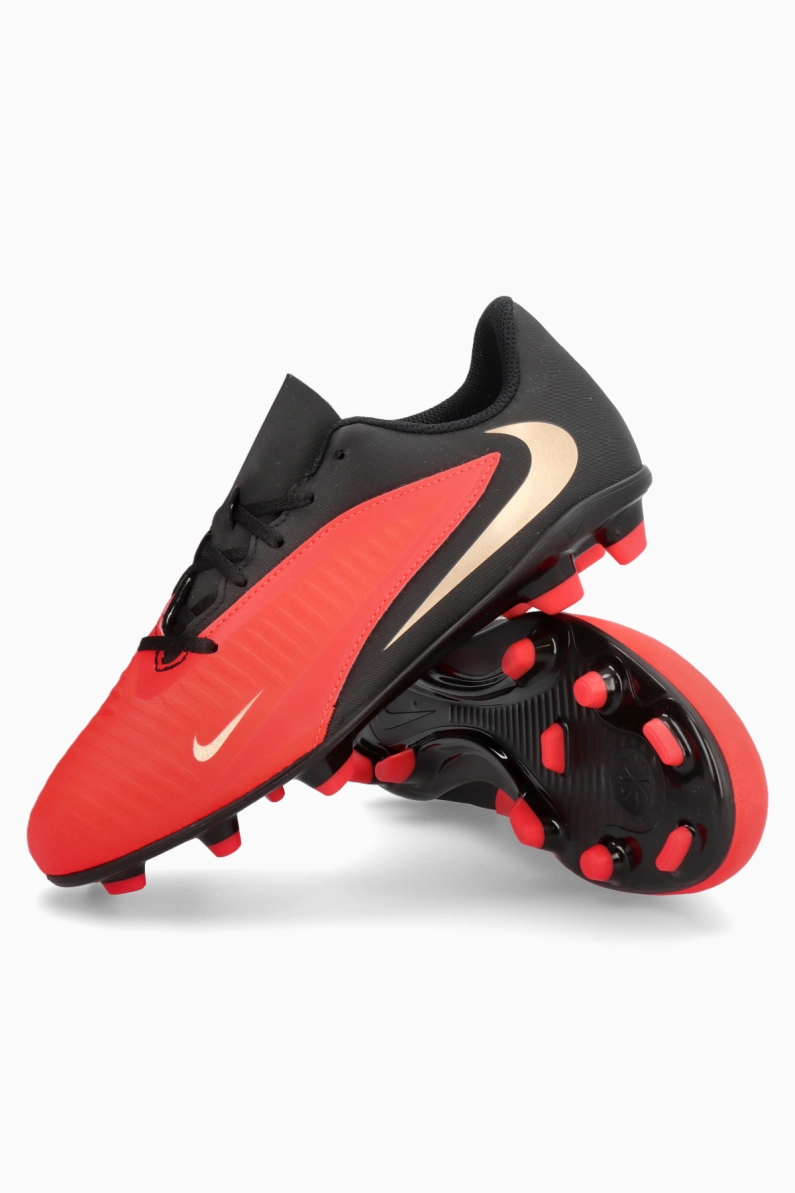 Ghete de fotbal Nike Phantom 6 Low Club FG/MG Junior - Roșu (PSH-HM9202-600-P) Ghete Amatori, Ghete pentru iarbă, Nike Break Em’, Nike Phantom
