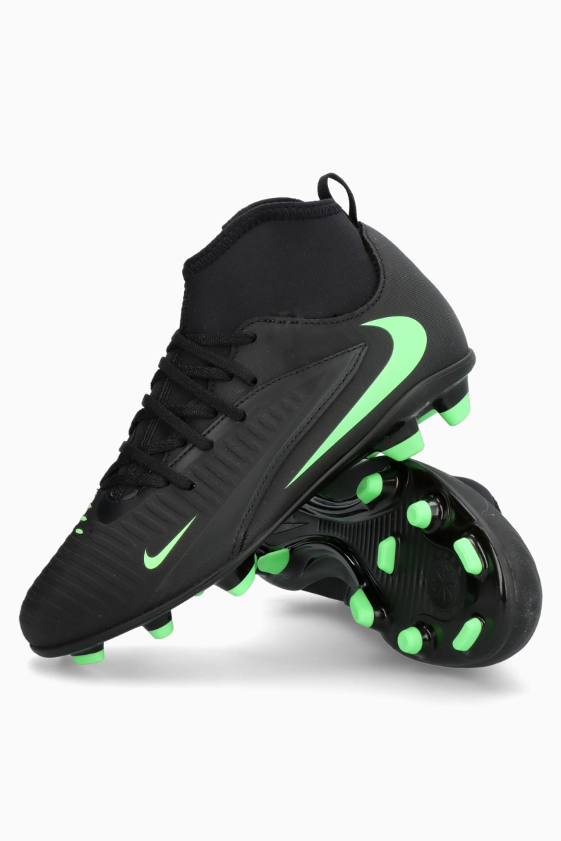Ghete de fotbal Nike Phantom 6 High Club FG/MG Junior - Negru