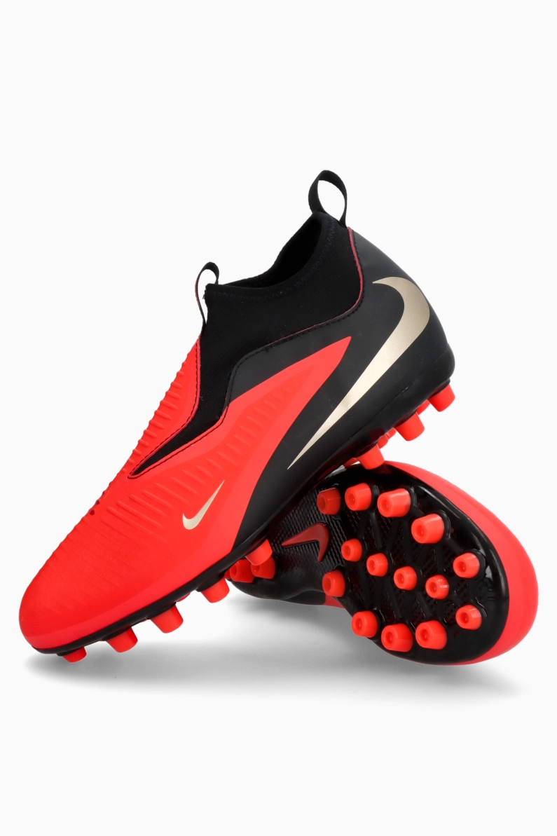 Ghete de fotbal Nike Phantom 6 High Academy AG Junior - Roșu (PSH-HQ2034-600-P) Ghete fotbal sintetic, Ghete Semi-amatori, Nike Break Em’, Nike Phantom