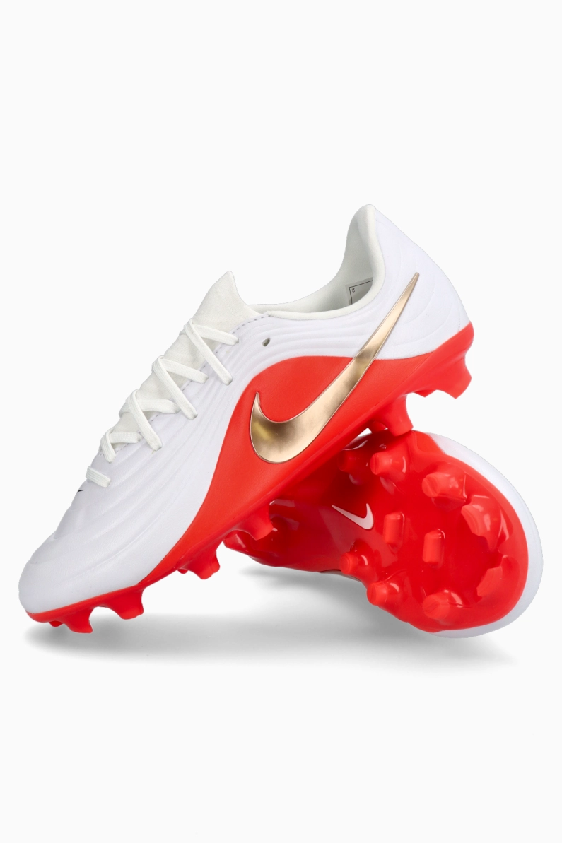 Ghete de fotbal Nike Tiempo Maestro Academy FG/MG Junior - Alb