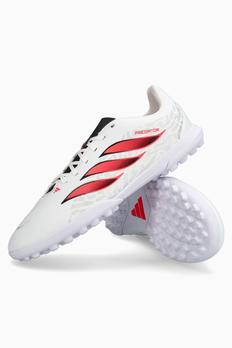 Ghete de fotbal adidas Predator Club TF Junior - Alb