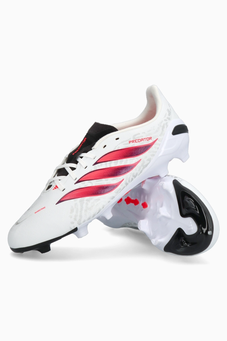Ghete de fotbal adidas Predator League FG Junior - Alb