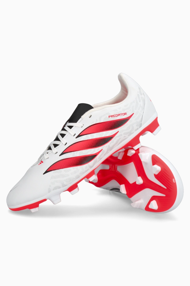 Ghete de fotbal adidas Predator Club FG/MG Junior - Alb