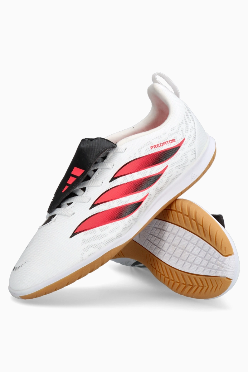 Ghete de fotbal adidas Predator Club FT IN Sala Junior - Alb